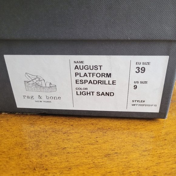 rag & bone August Espadrille Platform Sandal - Picture 7 of 8